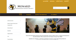 Desktop Screenshot of menardisd.net